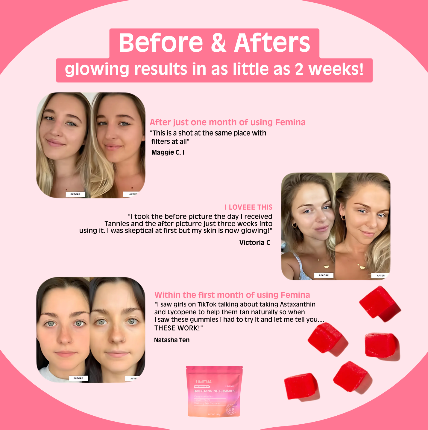 Lumena™ Daily Tanning Gummies