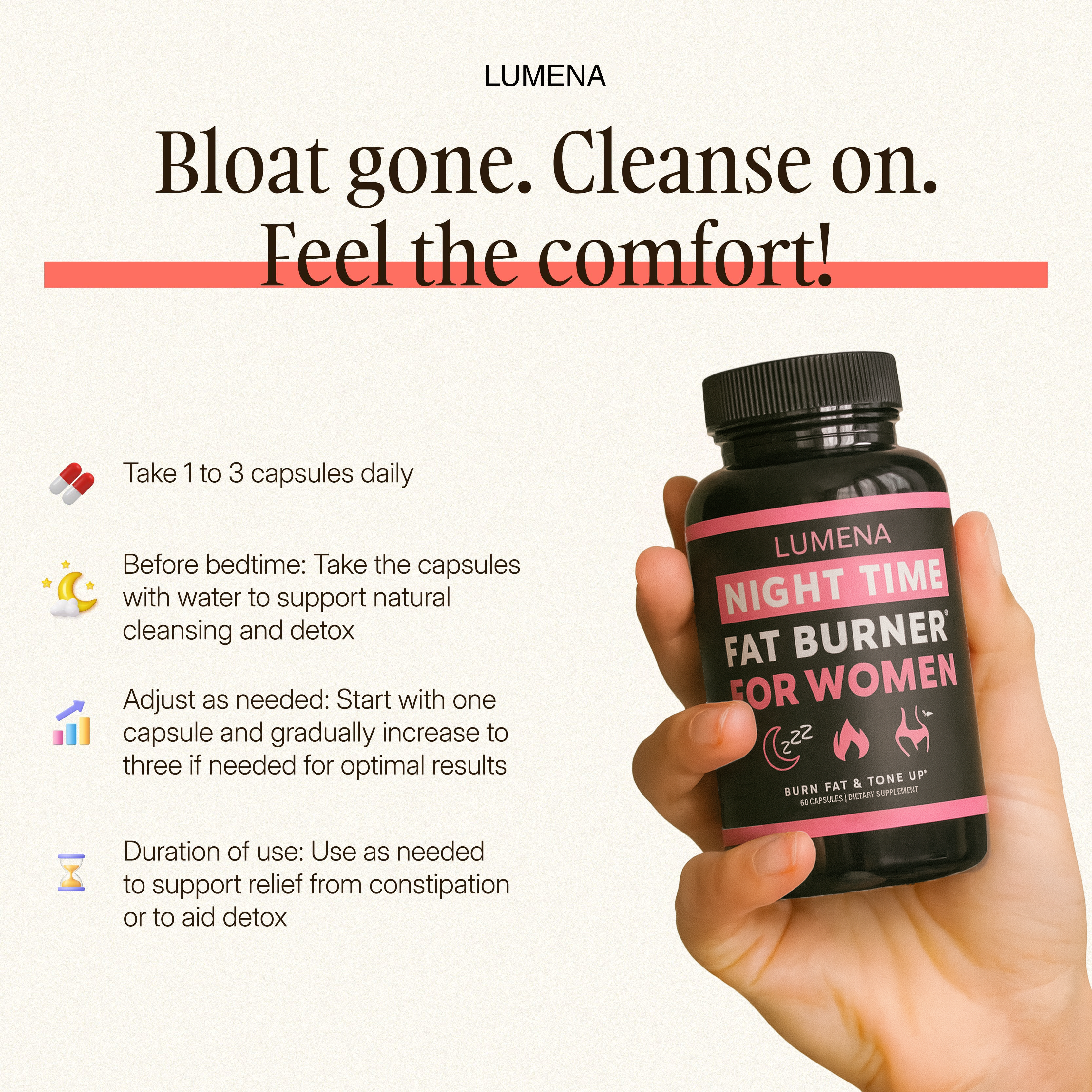 LumenaLife Fat Burner for Women
